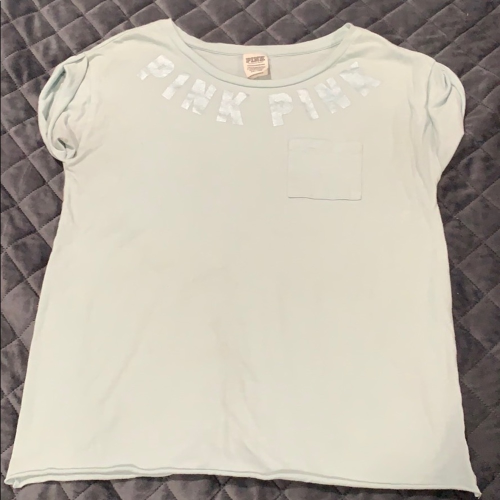 3/$15 PINK baby blue shirt